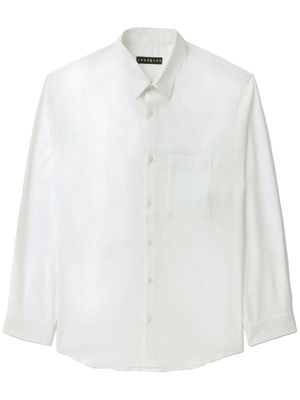 Roar stud-embellished spread-collar shirt - White