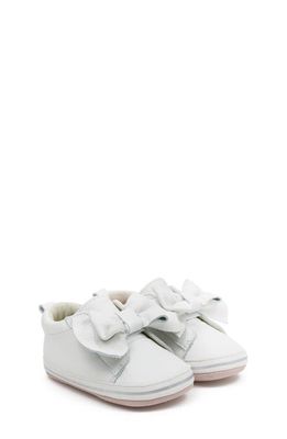 Robeez Aria Leather Bootie in White