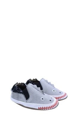 Robeez Dino Dan Crib Shoe in Grey
