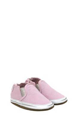 Robeez Leah Crib Shoe in Light Pink
