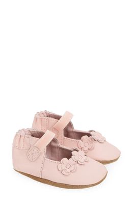 Robeez® Brianna Crib Shoe in Light Pink