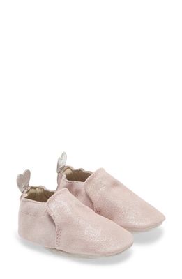 Robeez® Shimmer Crib Shoe in Pink 