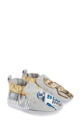 Robeez® The Droids&trade; Mismatched Crib Shoes in Ivory