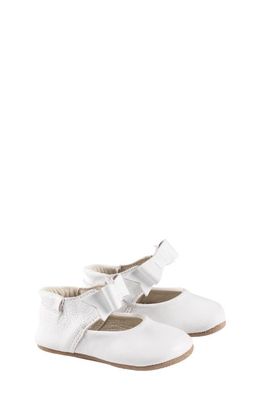 Robeez Sofia Bow Mary Jane Crib Shoe in White