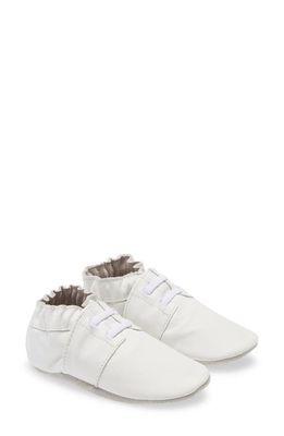 Robeez 'Special Occasion' Crib Shoe in White