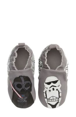 Robeez The Empire Mismatched Crib Shoes in Grey