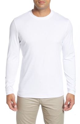 Robert Barakett Georgia Long Sleeve T-Shirt in White