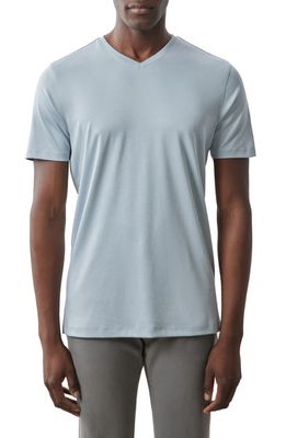 Robert Barakett Georgia Regular Fit V-Neck T-Shirt in Blue Fog