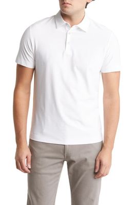 Robert Barakett Hickman Short Sleeve Polo Shirt in White