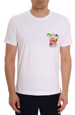Robert Graham Serendipity Graphic T-Shirt in White