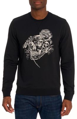 Robert Graham Skullstrator Graphic Sweatshirt in Black