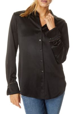Robert Graham Women's Gabriella Silk Blend Shirt in Black
