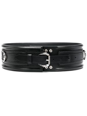 Roberto Cavalli buckled leather belt - Black