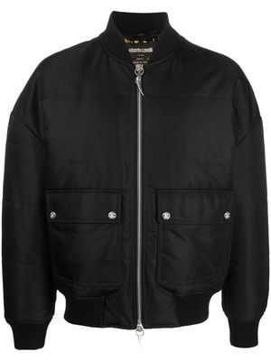 Roberto Cavalli Cavalli Anarchy bomber jacket - Black
