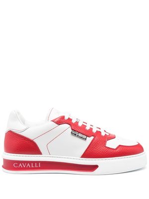 Roberto Cavalli colour-block low-top sneakers - White