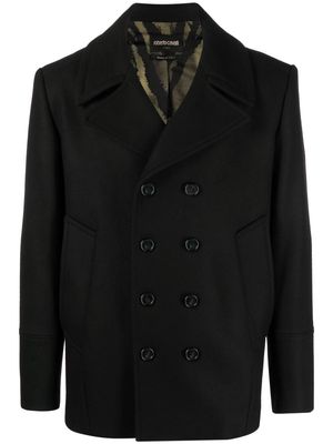 Roberto Cavalli double-breasted jacket - Black