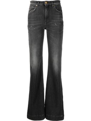 Roberto Cavalli faded-effect bootcut jeans - Black
