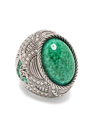 Roberto Cavalli gemstone-embellished ring - Silver