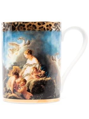Roberto Cavalli Home Wild Leda-print porcelain mug - JC018