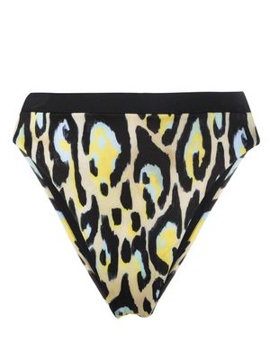 Roberto Cavalli jaguar-print bikini bottoms - Neutrals