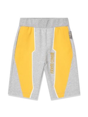 Roberto Cavalli Junior colour-block track shorts - Grey