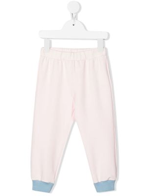 Roberto Cavalli Junior embroidered logo sweatpants - Pink