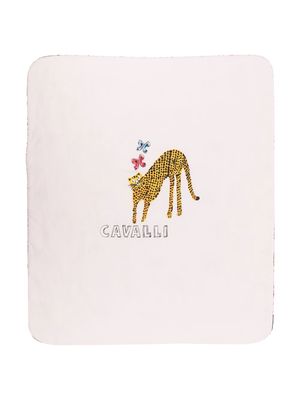 Roberto Cavalli Junior graphic-print blanket - Pink