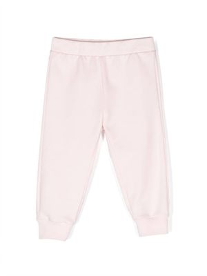 Roberto Cavalli Junior graphic-print cotton track pants - Pink