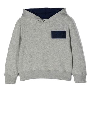 Roberto Cavalli Junior logo-patch sweatshirt - Grey