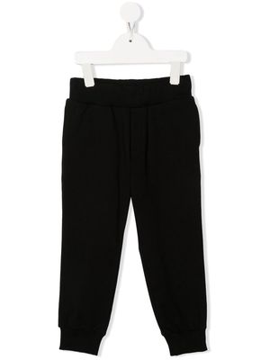 Roberto Cavalli Junior logo-patch track trousers - Black