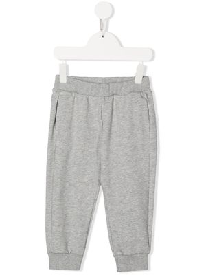 Roberto Cavalli Junior logo-patch trackpants - Grey