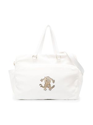 Roberto Cavalli Junior monogram logo changing bag - 00005