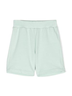 Roberto Cavalli Junior monogram-print jersey shorts - Green