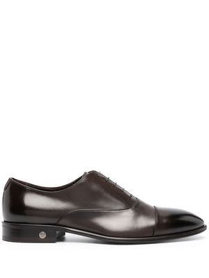 Roberto Cavalli lace-up leather derby shoes - Brown