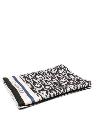 Roberto Cavalli leopard-print beach towel - 05164