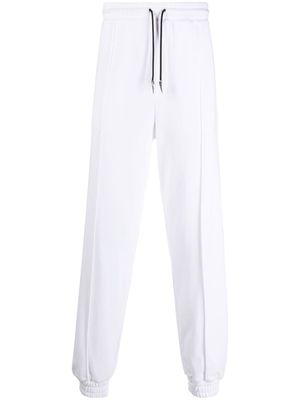 Roberto Cavalli logo-embroidered track pants - White