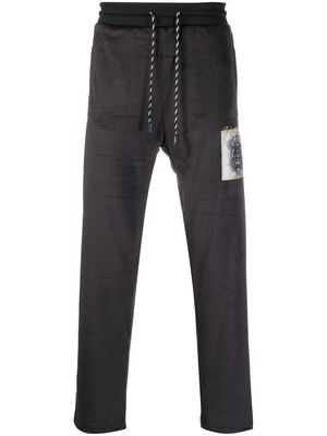 Roberto Cavalli logo patch track trousers - Black