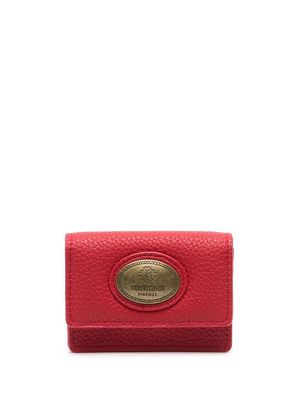 Roberto Cavalli logo-plaque cardcase - Red