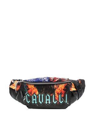 Roberto Cavalli logo-print belt bag - MT056