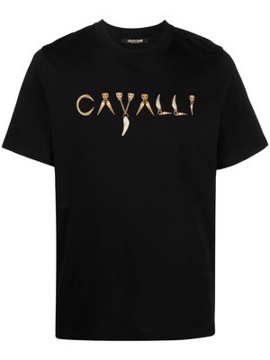 Roberto Cavalli logo-print cotton T-shirt - 05051