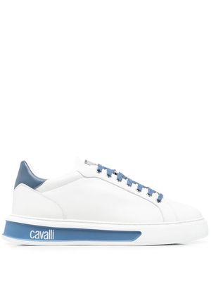 Roberto Cavalli logo-sole low-top sneakers - White