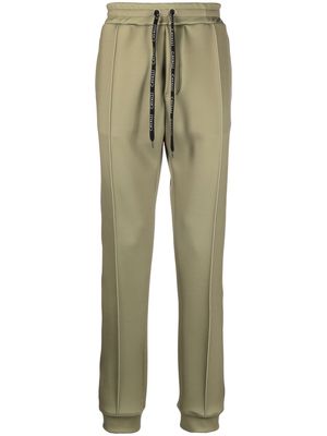 Roberto Cavalli Mirror Snake logo-embroidered track pants - Green