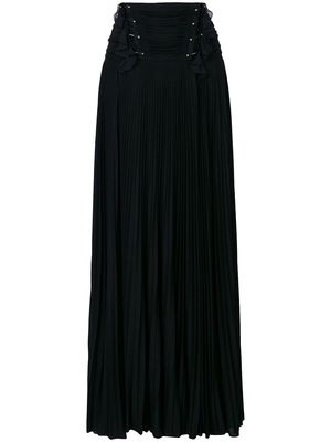 Roberto Cavalli pleated maxi skirt - Black