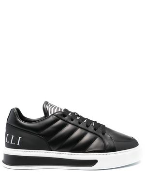 Roberto Cavalli quilted low-top sneakers - Black