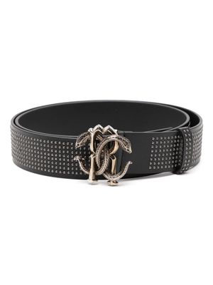 Roberto Cavalli studded leather belt - Black