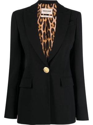 Roberto Cavalli tailored- fit blazer - Black