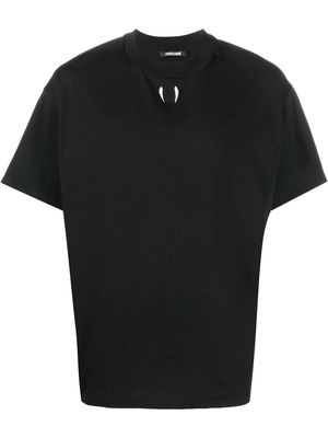 Roberto Cavalli Tiger Tooth short-sleeve T-shirt - Black