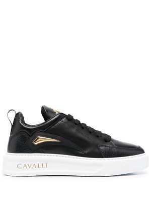 Roberto Cavalli Tiger Tooth sneakers - Black