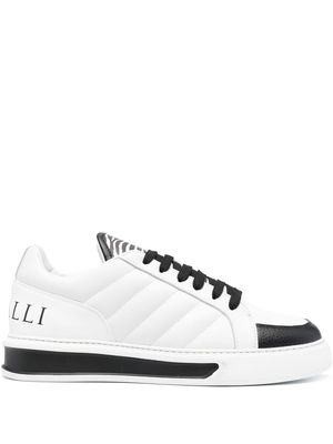 Roberto Cavalli zebra print low-top sneakers - White