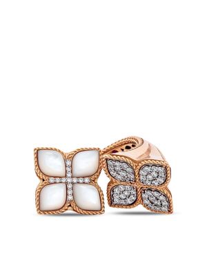 Roberto Coin 18kt rose gold Princes Flower diamond and mother of pearl ring - Pink